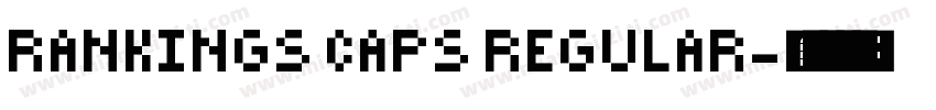 Rankings Caps Regular字体转换